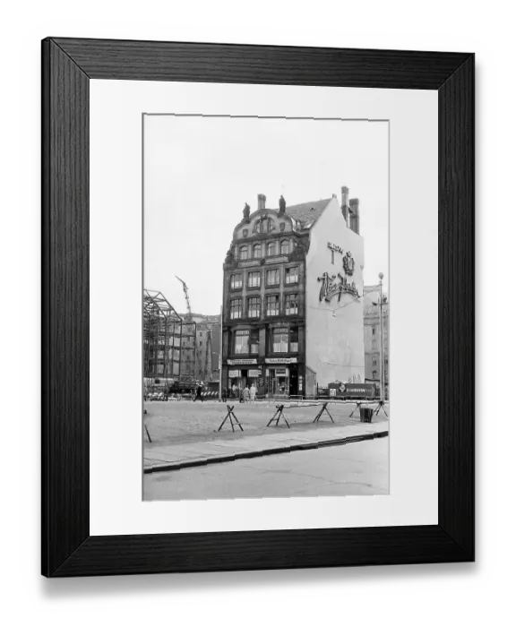 Framed Print : Thomas Haus shortly in front of demolition