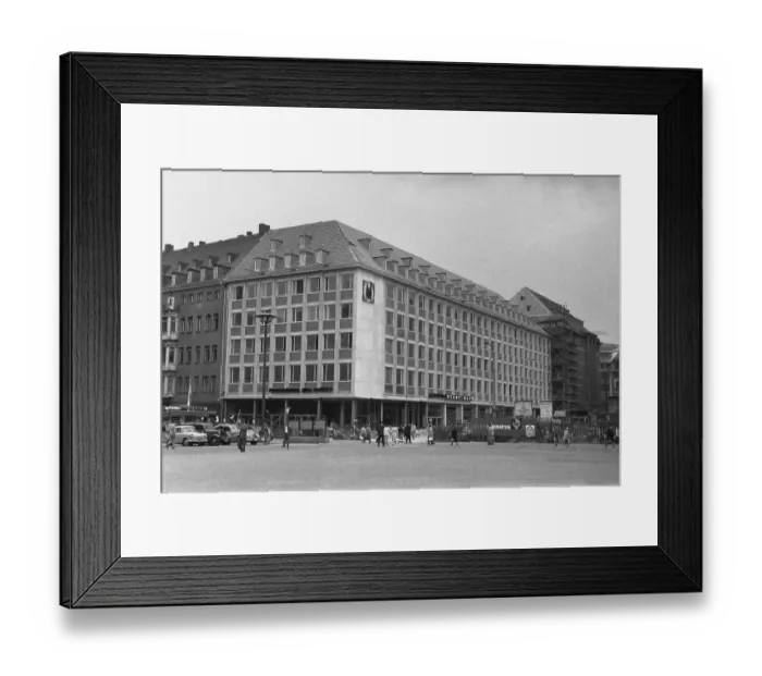 Framed Print : The new exhibition building, 1963