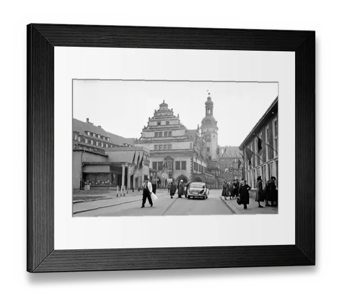 Framed Print : Old Town Hall, left the pavilion of the National Front Framed Print : Old Town Hall, left the pavilion of the National Front