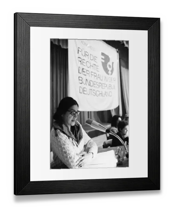 Framed Print : On the occasion of the Year of Women 1975 Framed Print : On the occasion of the Year of Women 1975
