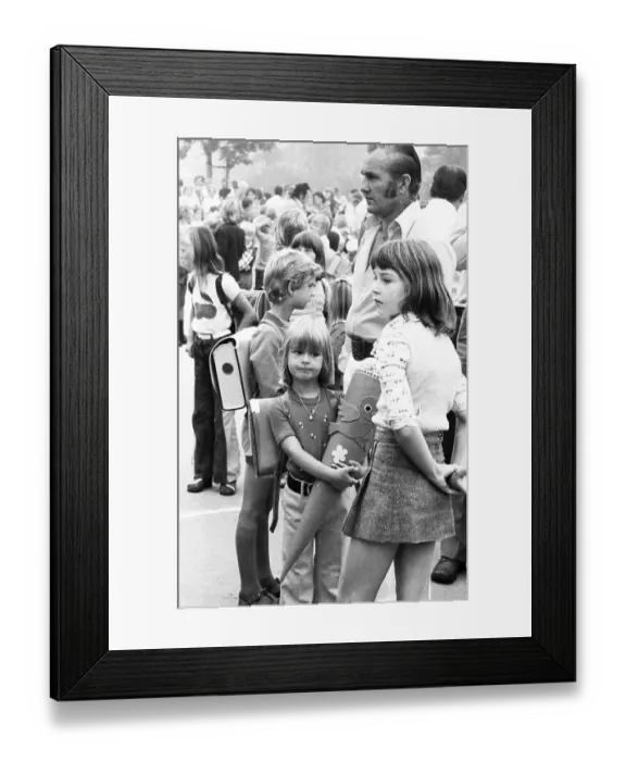 Framed Print : Enrolled in school on 03.09.1975 in Dortmund-Eichlinghofen