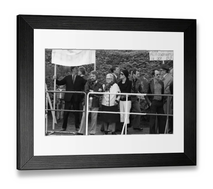 Framed Print : Protests by the Society for Human Rights