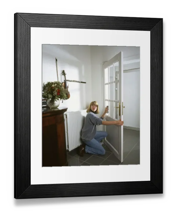 Framed Print : The housework of a housewife, here on 01