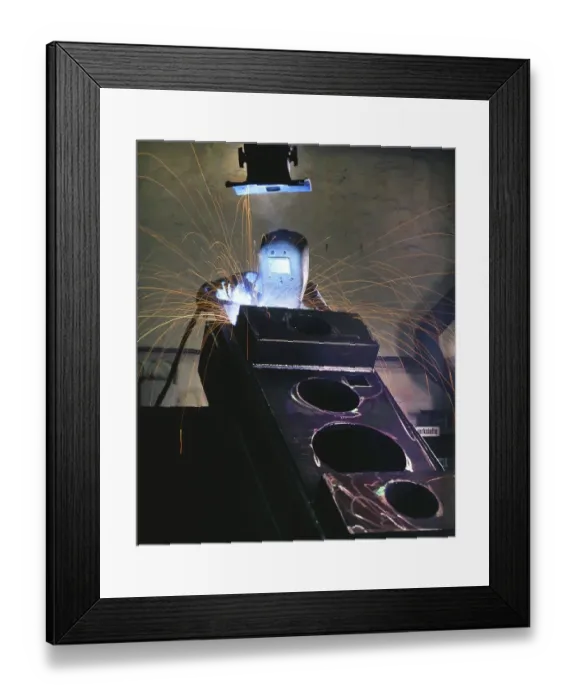 Framed Print : Mechanical engineering, Hemer at the company Sundwiger Eisenwerke Framed Print : Mechanical engineering, Hemer at the company Sundwiger Eisenwerke