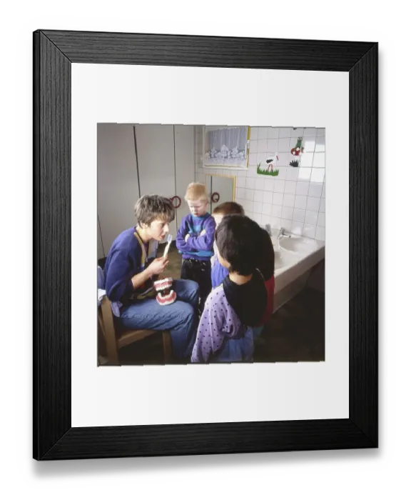 Framed Print : This kindergarten, here on 5.3