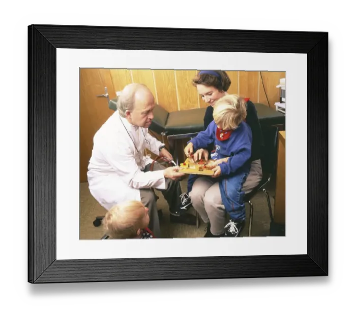 Framed Print : Various photos from the field of medicine Framed Print : Various photos from the field of medicine