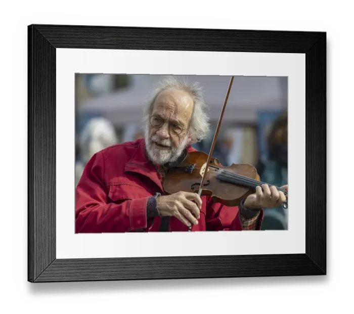Framed Print : Klaus der Geiger, Klaus Christian von Wrochem Framed Print : Klaus der Geiger, Klaus Christian von Wrochem