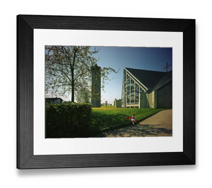 Framed Print : Parish Church of St. Joseph, built 1962