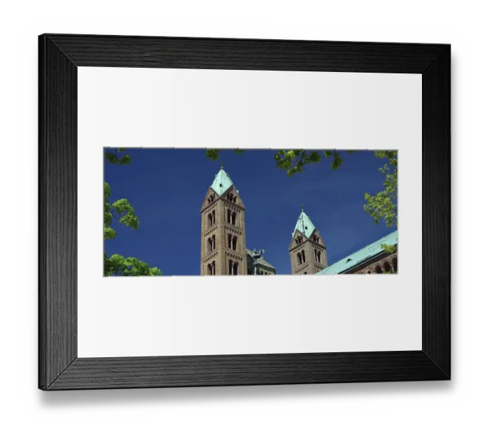 Framed Print : Facade and cobbled square of the famous UNESCO world heritage Speyer Cathedral Framed Print : Facade and cobbled square of the famous UNESCO world heritage Speyer Cathedral