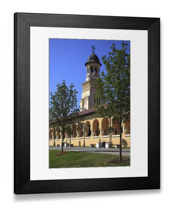 Framed Print : Gate tower of the Coronation Cathedral of the Romanian Orthodox Church