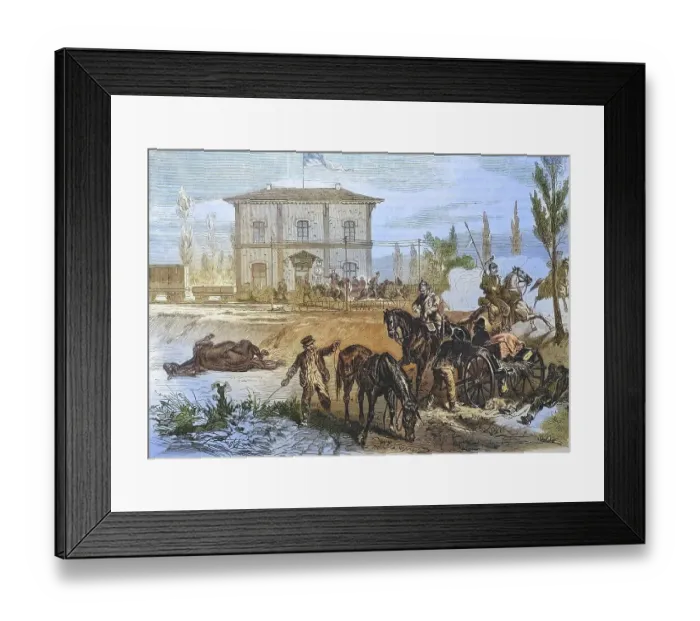 Framed Print : After the Bibonar in Conrelles Framed Print : After the Bibonar in Conrelles