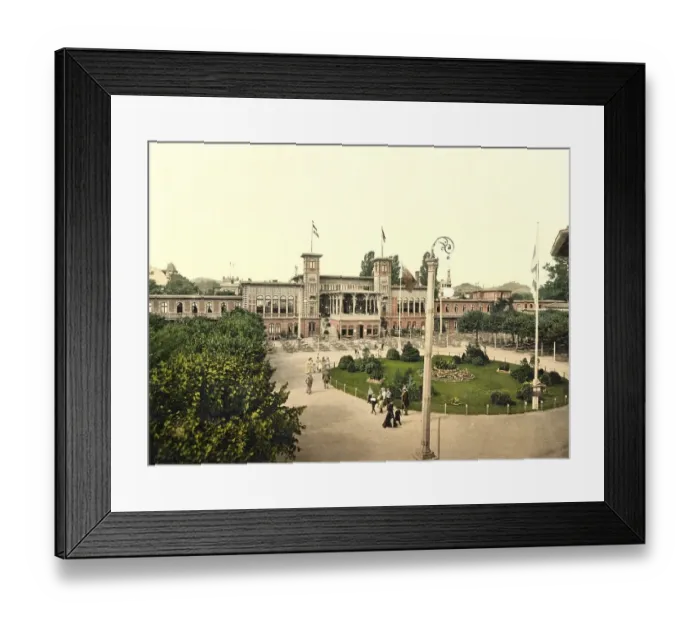 Framed Print : The spa hotel in Sopot, East Prussia