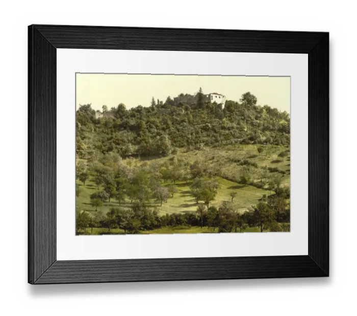 Framed Print : Greifenstein Ruin near Blankenburg in Thuringia