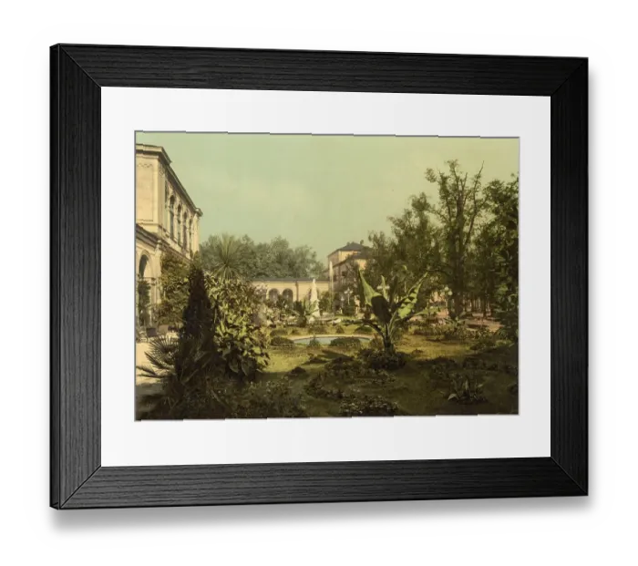 Framed Print : Spa garden and spa house in Bad Kissingen Framed Print : Spa garden and spa house in Bad Kissingen