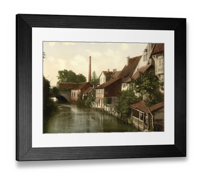 Framed Print : Grossvenedig in Hildesheim, Lower Saxony Framed Print : Grossvenedig in Hildesheim, Lower Saxony