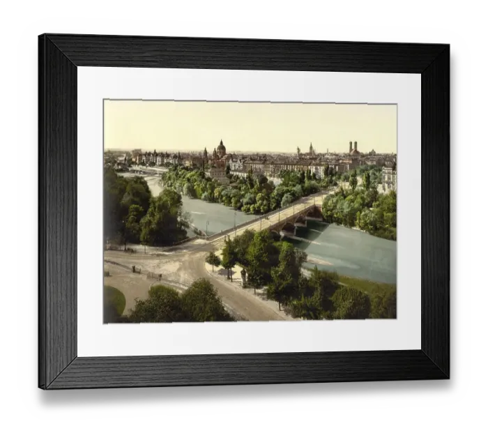 Framed Print : View of Munich from the Maximilianeum Framed Print : View of Munich from the Maximilianeum