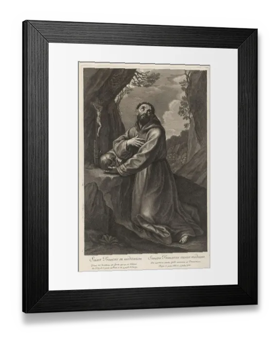 Framed Print : St. Francis of Assisi, Francis
