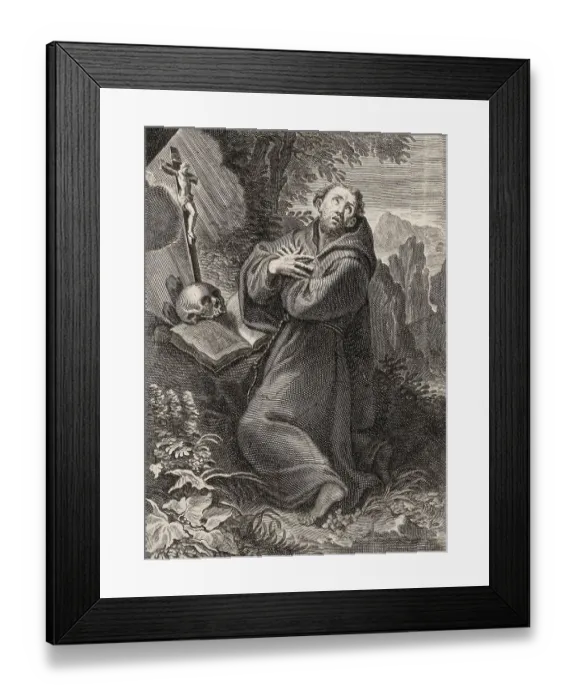 Framed Print : St. Francis of Assisi, Francis
