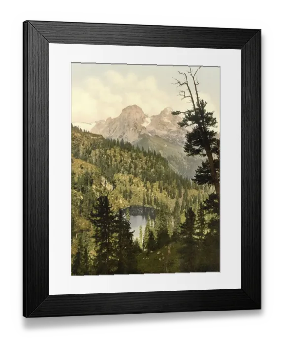 Framed Print : The Schachen and the Schachensee in the Wetterstein Mountains Framed Print : The Schachen and the Schachensee in the Wetterstein Mountains