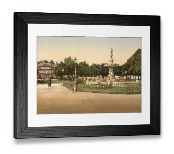 Framed Print : Bayeux Castle Square, Normandy Framed Print : Bayeux Castle Square, Normandy