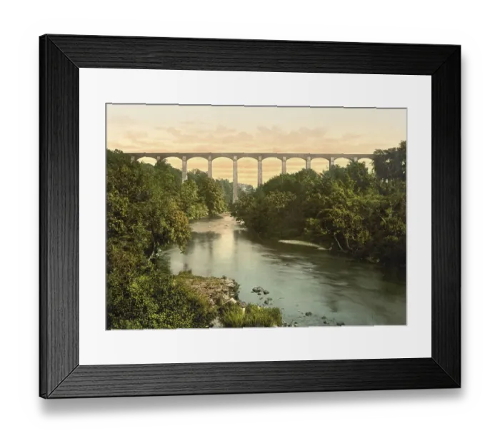 Framed Print : Pontycysylltau aqueduct, Llangollen