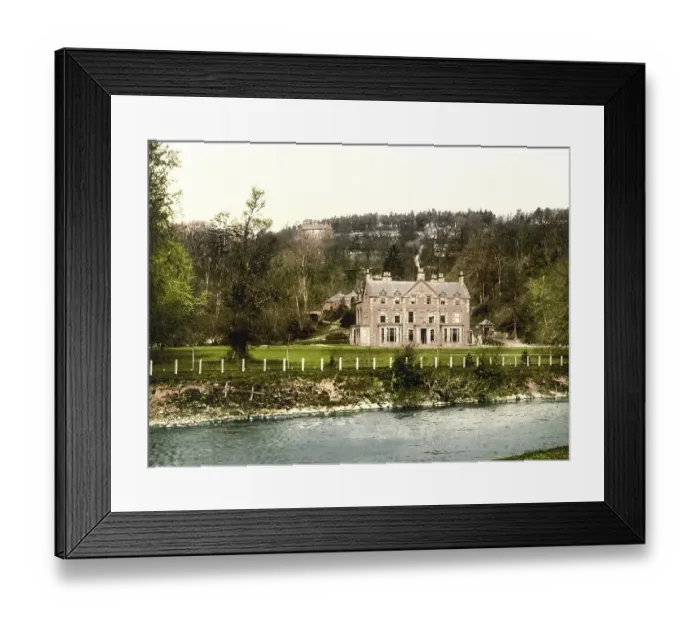 Framed Print : The Wilton Lodge, Hawick, a town in the Scottish Borders