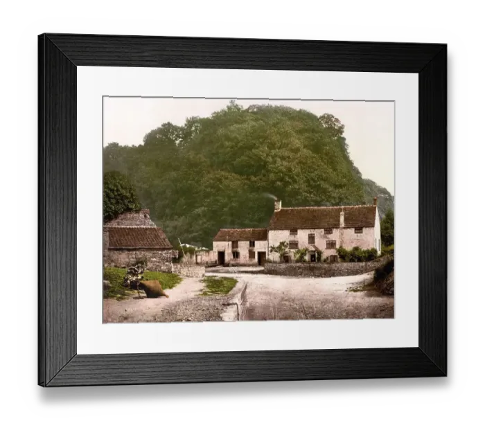 Framed Print : Sir Francis Drake's house near the Severn Bridge