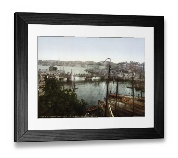 Framed Print : The Bridges of the Meuse, with the Royal Bridge