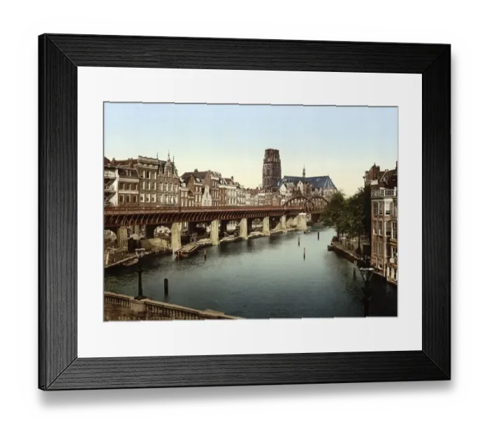 Framed Print : The Kolk in Rotterdam, Holland