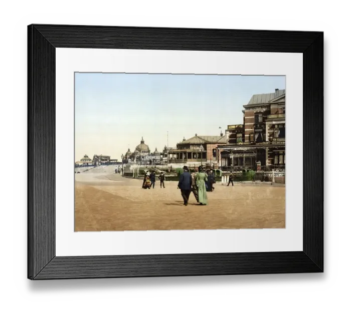 Framed Print : Rauch Hotel, Scheveningen, Holland, c