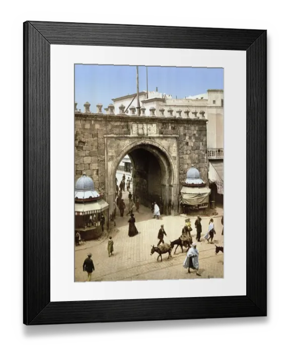 Framed Print : The French Tor, Tunis, Tunisia, c Framed Print : The French Tor, Tunis, Tunisia, c