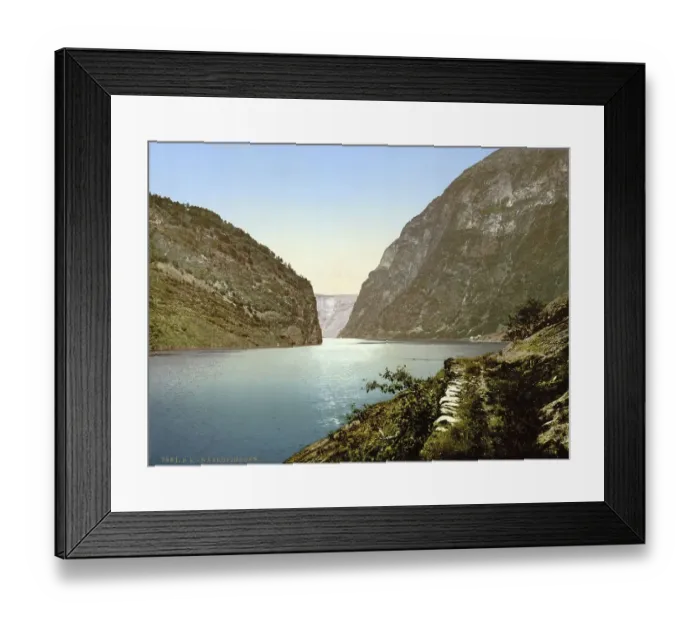 Framed Print : Naerofjorden, a tributary of the Sognefjord