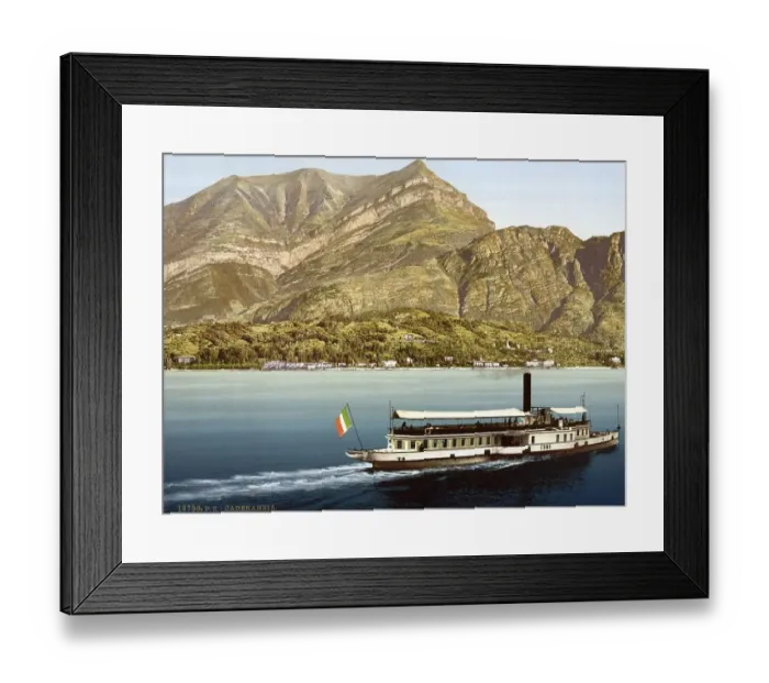 Framed Print : Cadenabbia, on Lake Como, Italy, c