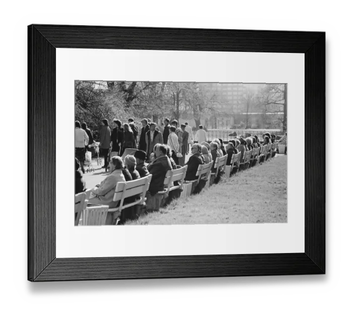 Framed Print : 11 / 03 / 1978 GDR East Berlin district of Lichtenberg