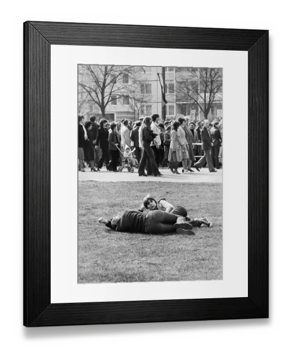 Framed Print : 01.05.1980 GDR East Berlin Mitte district