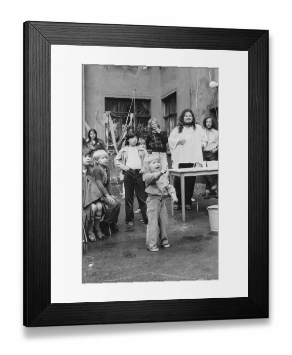 Framed Print : 06 / 02 / 1980 GDR East Berlin district of Prenzlauer Berg