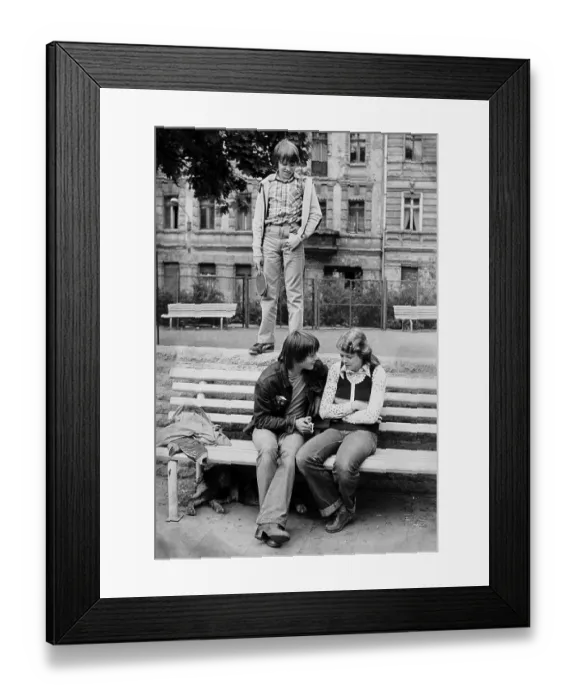 Framed Print : 09 / 09 / 1978 GDR East Berlin district of Prenzlauer Berg