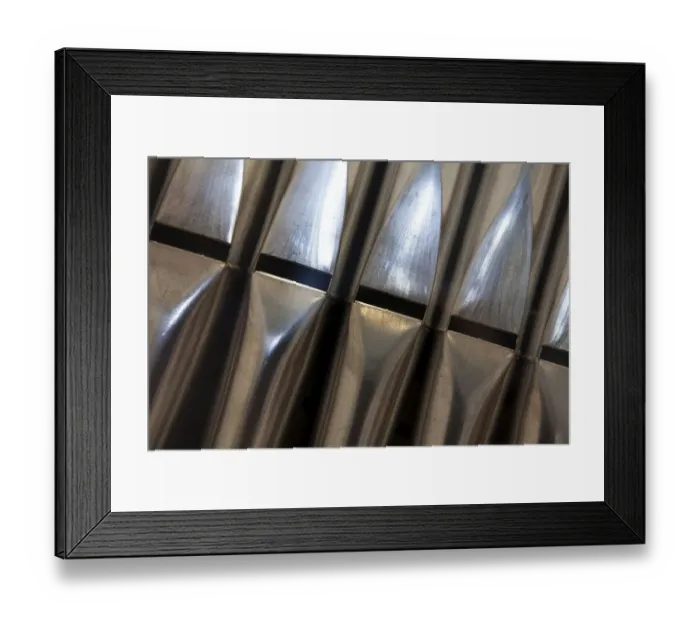 Framed Print : Pipes of an organ