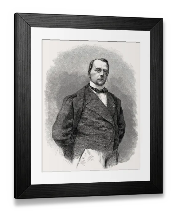 Framed Print : Emile de Girardin, 1802 - 1881 Framed Print : Emile de Girardin, 1802 - 1881