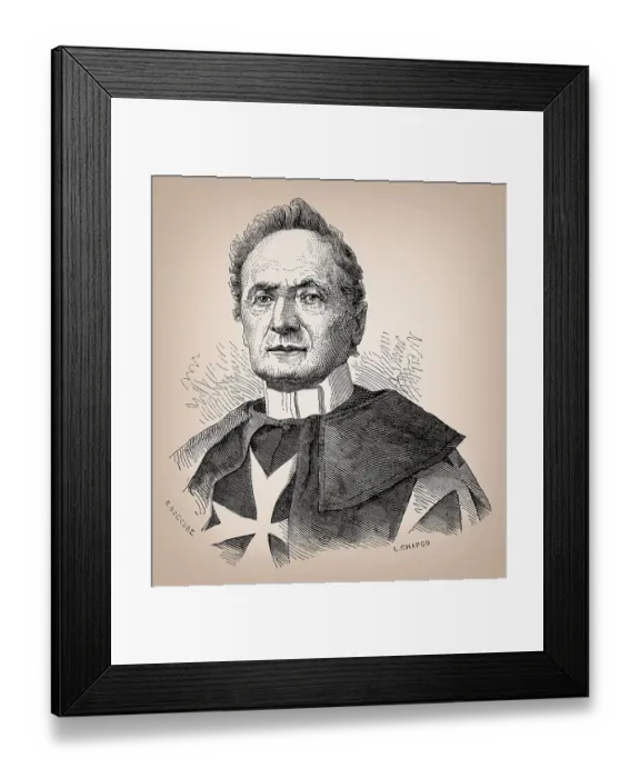 Framed Print : Filippo di Colloredo-Mels, 1779 - 1864