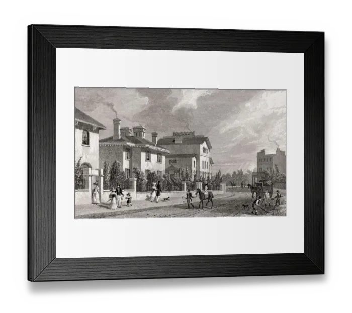 Framed Print : Park Village East, Regent's Park