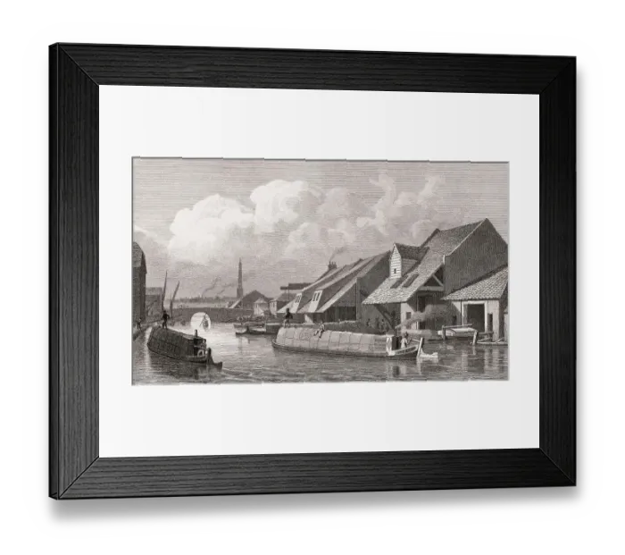Framed Print : The City Basin, Regent's Canal