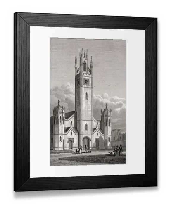 Framed Print : St Mary's Church, Haggerston