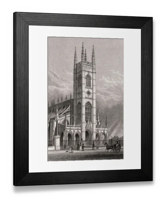 Framed Print : The Parish Church of St Luke, Chelsea