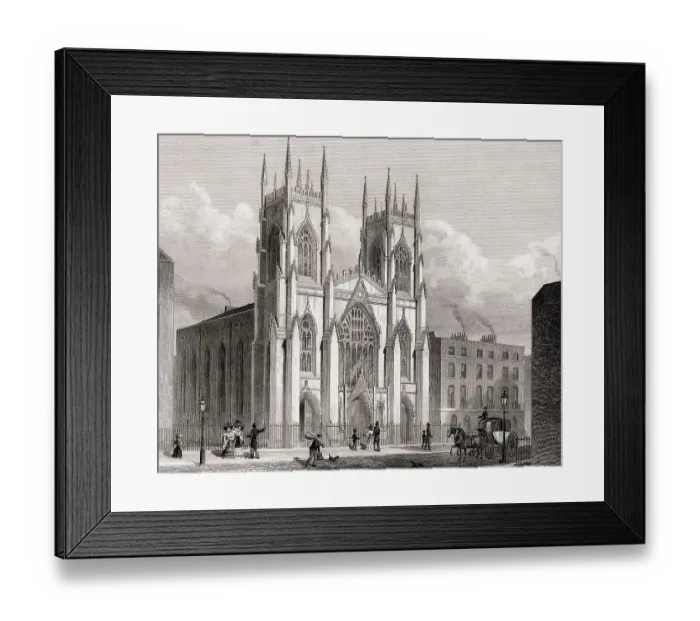 Framed Print : New National Scotch church, London Framed Print : New National Scotch church, London