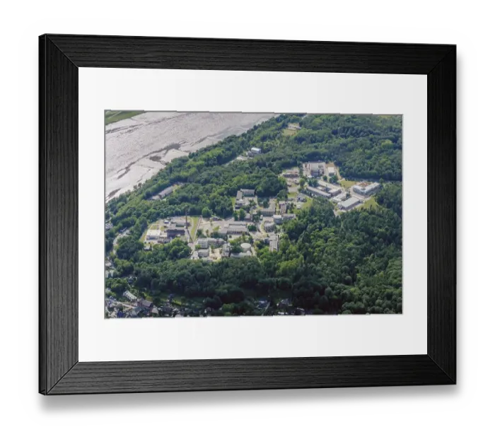 Framed Print : Aerial view of the Helmholtz Centre Hereon Framed Print : Aerial view of the Helmholtz Centre Hereon