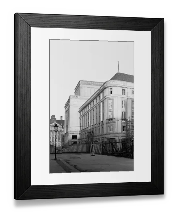 Framed Print : Schauspielaus, 1956, Bosestrasse