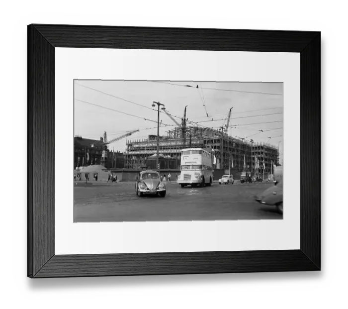 Framed Print : Opera construction site, 1956-1959