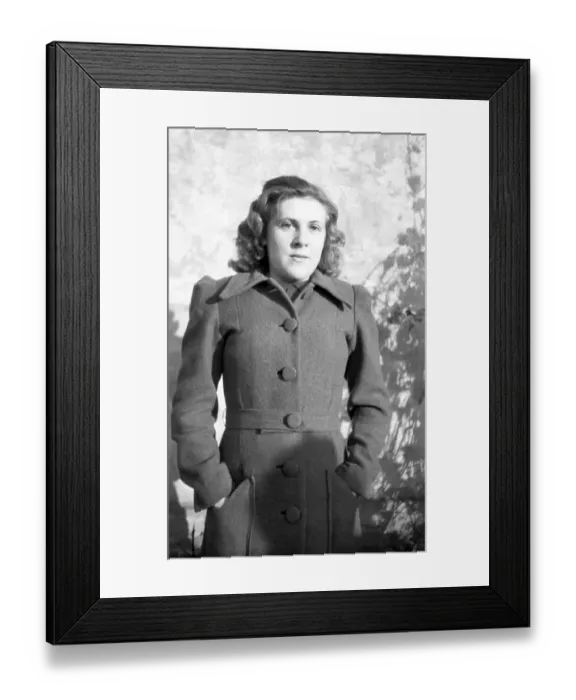 Framed Print : Identification card photo for identity documents