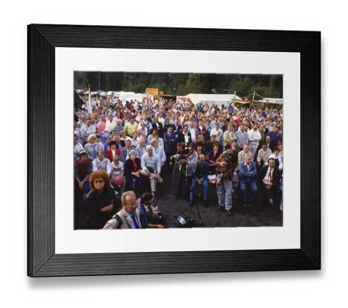 Framed Print : Heilbronn. Olaf Palm Peace March and Rally on 19